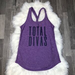 Tapout Purple Total Divas Workout Tank Top S